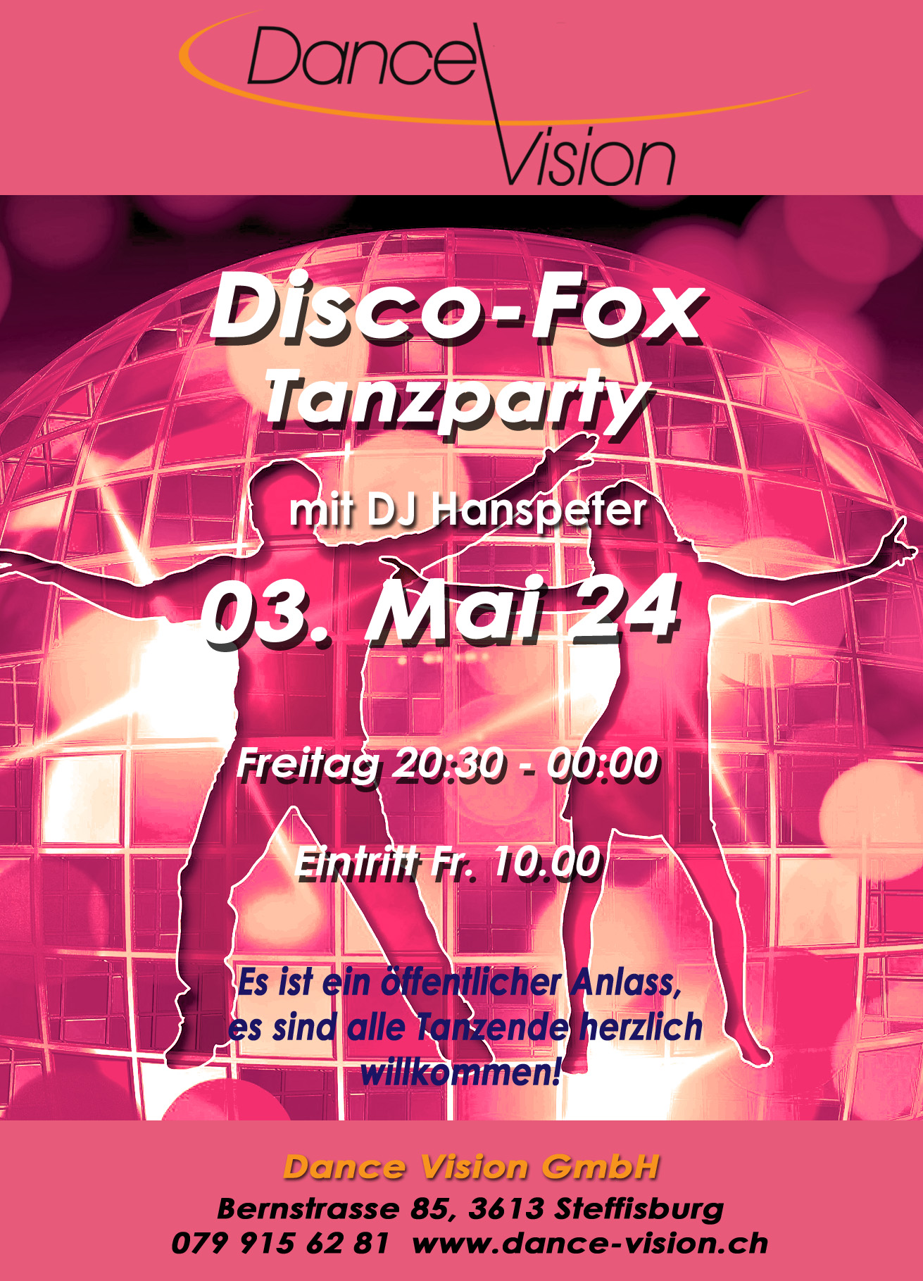 Disco Fox Tanzparty / öffentlicher Anlass