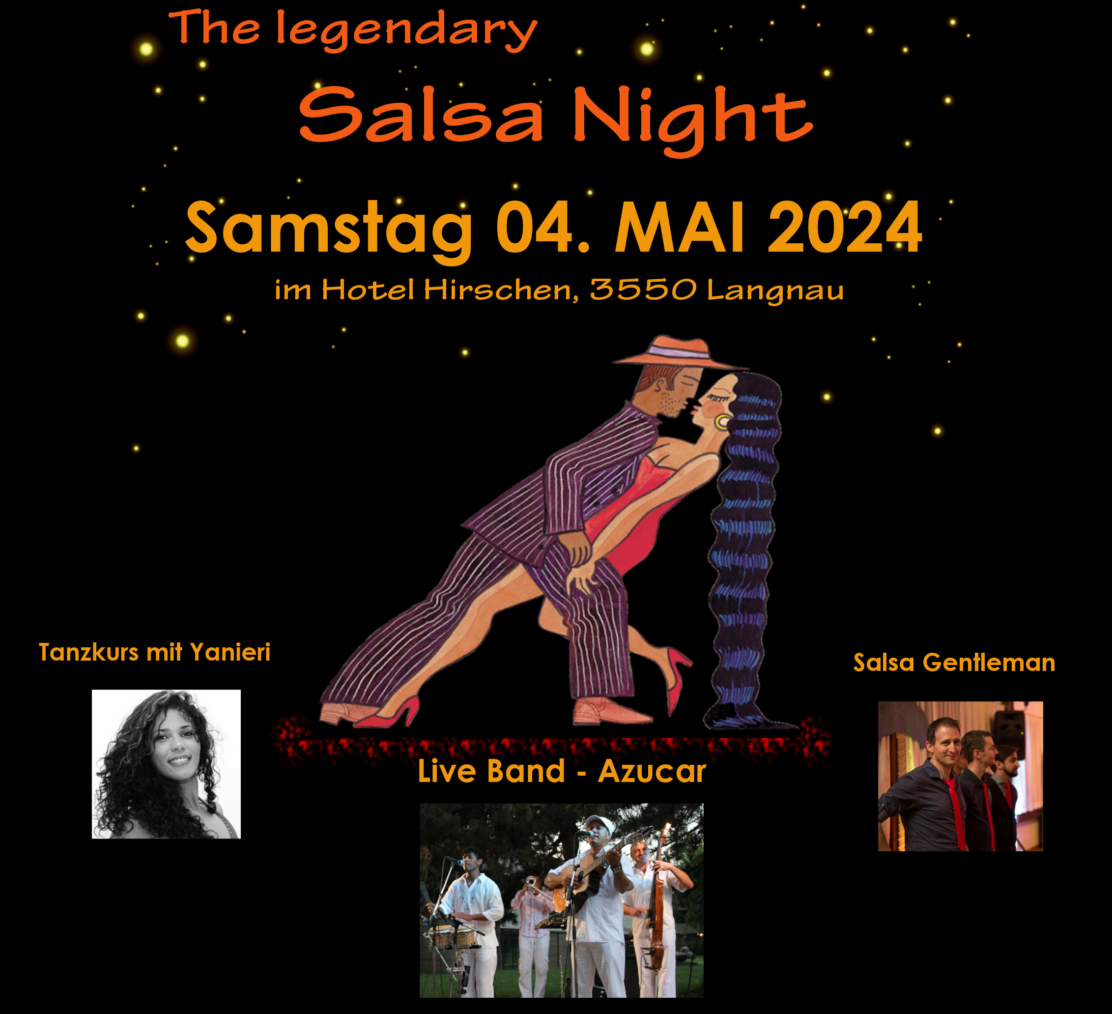 The legendary Salsa Night Langnau – Konzert mit Azucar