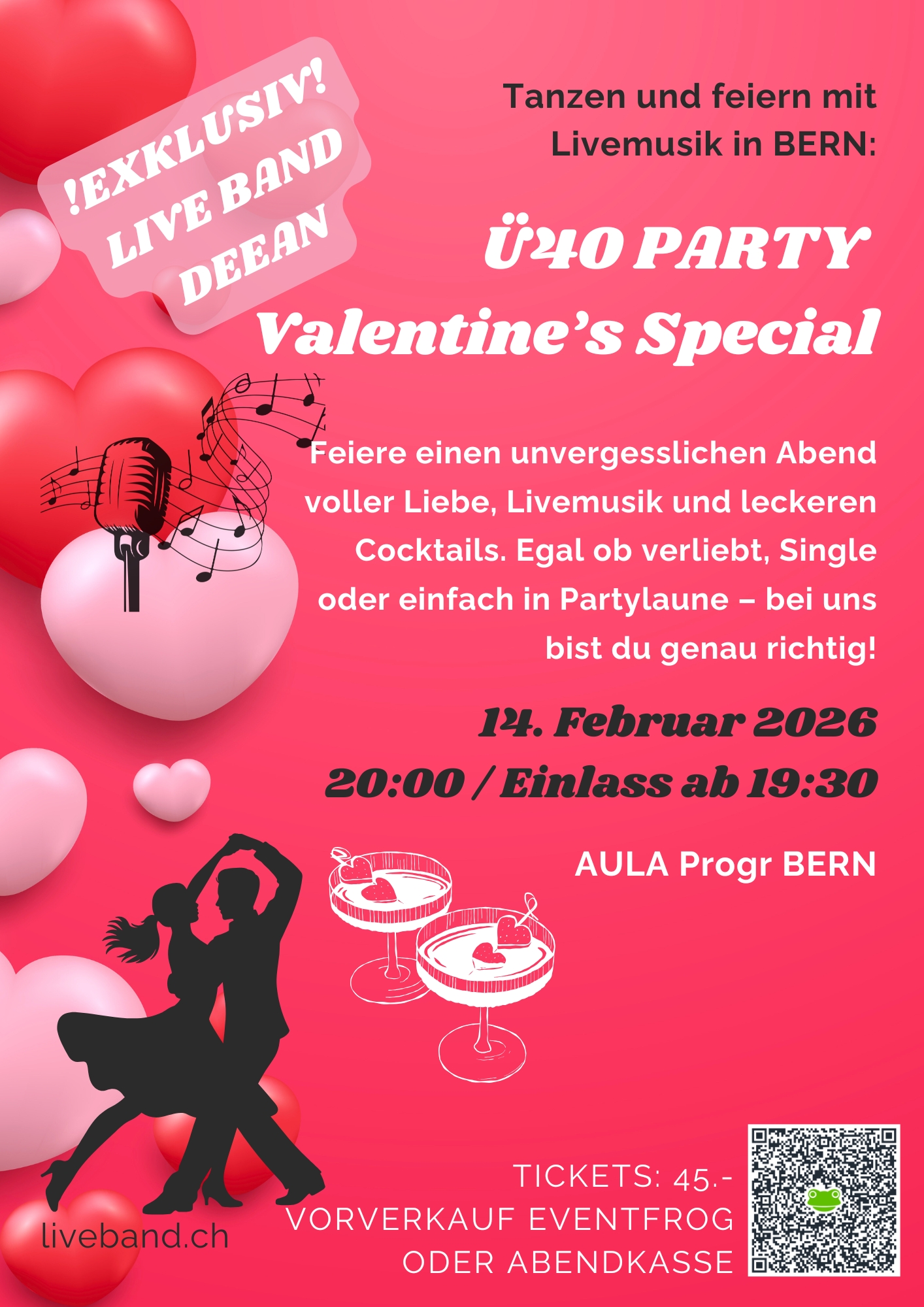 &Uuml;40 PARTY - Valentine's Special